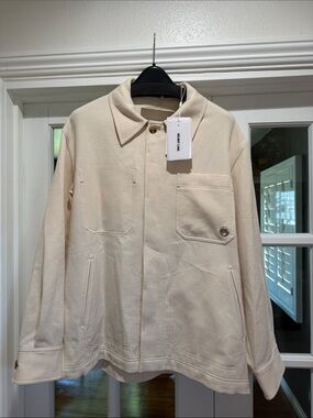 Helmut Lang Cream Lightweight Workshirt Jacket
